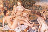 Pierre Auguste Renoir The Large Bathers I painting